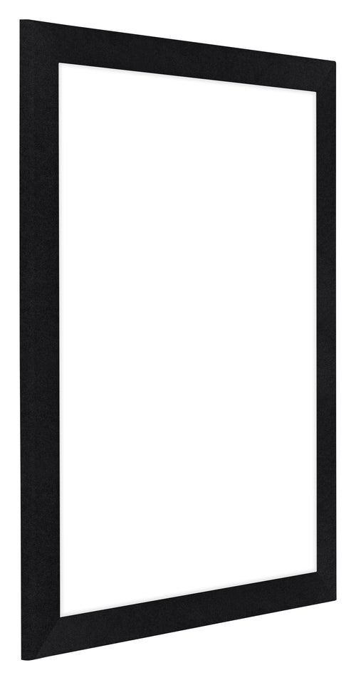 Como MDF Bilderrahmen 50x65cm Schwarz Matt Vorne Schrag | Yourdecoration.de