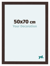 Como MDF Bilderrahmen 50x70cm Eiche Dunkel Vorne Messe | Yourdecoration.de