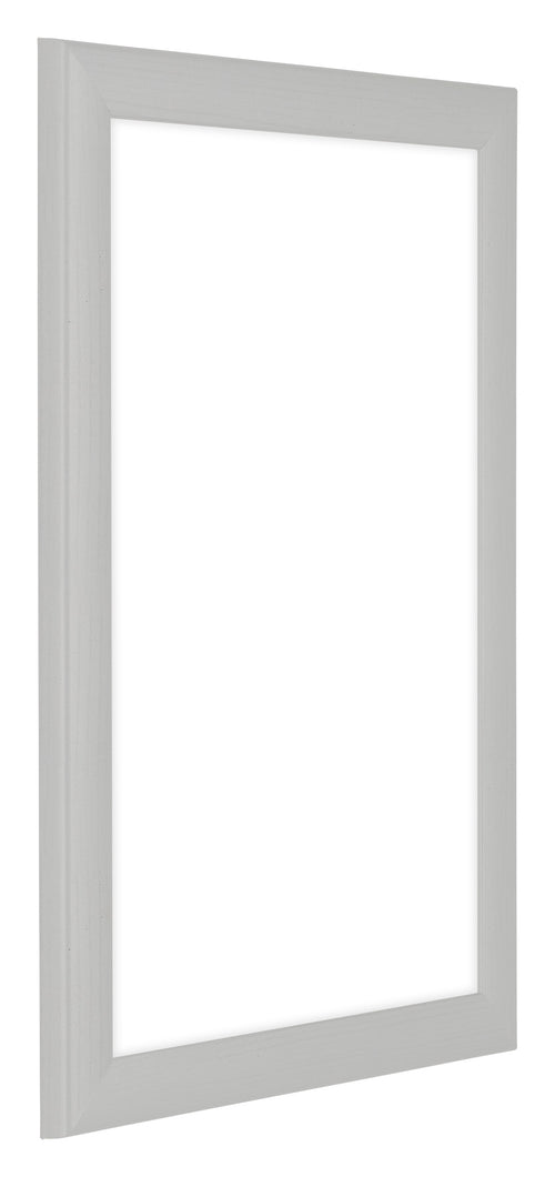 Como MDF Bilderrahmen 50x75cm Weiss Gemasert Vorne Schrag | Yourdecoration.de