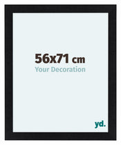 Como MDF Bilderrahmen 56x71cm Schwarz Matt Vorne Messe | Yourdecoration.de