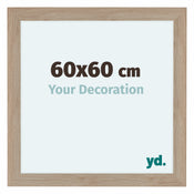 Como MDF Bilderrahmen 60x60cm Eiche Hell Vorne Messe | Yourdecoration.de