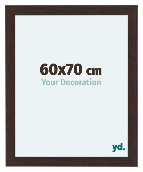 Como MDF Bilderrahmen 60x70cm Eiche Dunkel Vorne Messe | Yourdecoration.de