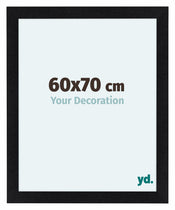 Como MDF Bilderrahmen 60x70cm Schwarz Matt Vorne Messe | Yourdecoration.de