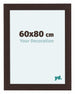 Como MDF Bilderrahmen 60x80cm Eiche Dunkel Vorne Messe | Yourdecoration.de