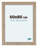 Como MDF Bilderrahmen 60x80cm Eiche Hell Vorne Messe | Yourdecoration.de