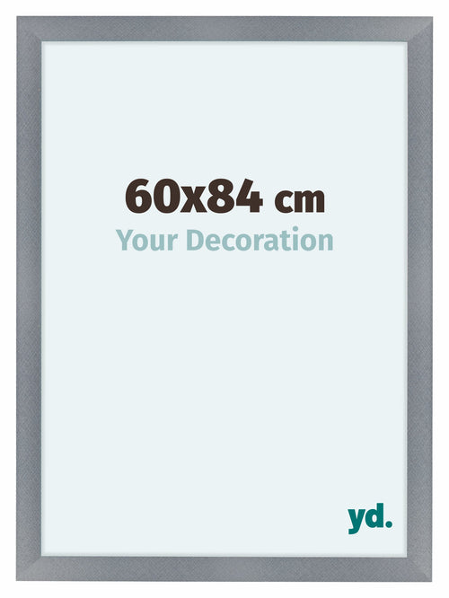 Como MDF Bilderrahmen 60x84cm Aluminium Geburstet Vorne Messe | Yourdecoration.de