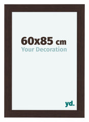 Como MDF Bilderrahmen 60x85cm Eiche Dunkel Vorne Vorne | Yourdecoration.de