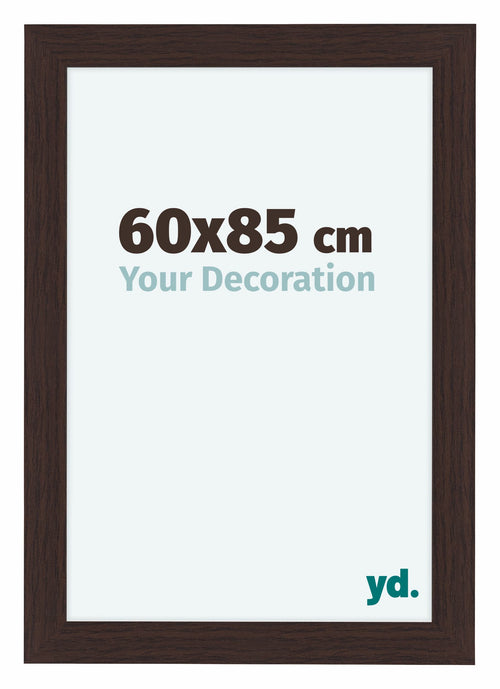 Como MDF Bilderrahmen 60x85cm Eiche Dunkel Vorne Vorne | Yourdecoration.de