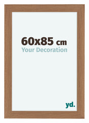 Como MDF Bilderrahmen 60x85cm Nussbaum Hell Vorne Vorne | Yourdecoration.de