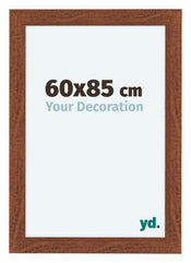 Como MDF Bilderrahmen 60x85cm Nussbaum Vorne Vorne | Yourdecoration.de