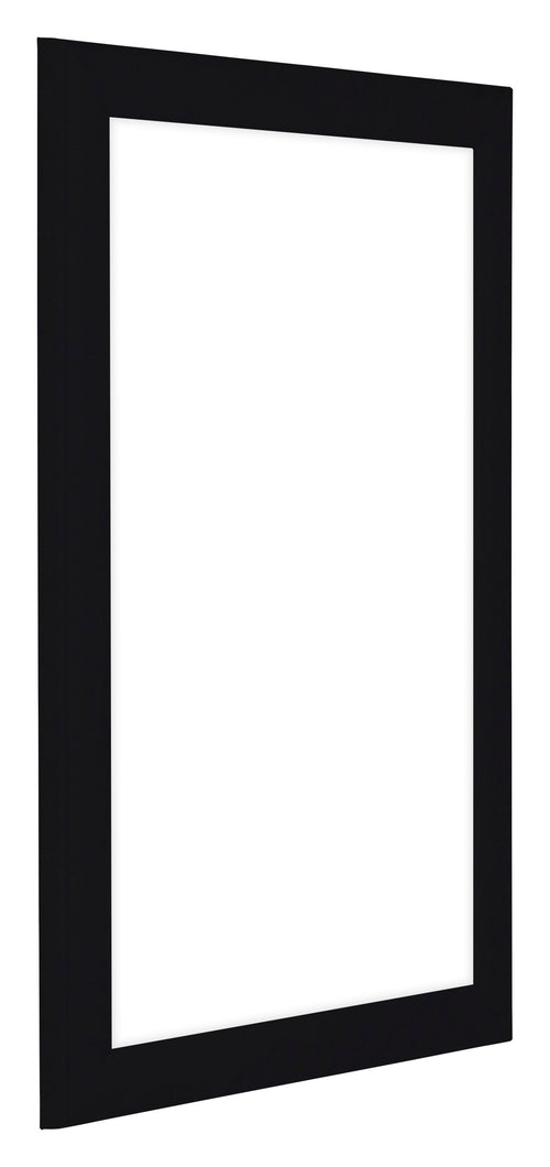 Como MDF Bilderrahmen 60x85cm Schwarz Hochglanz Vorne Schrag | Yourdecoration.de