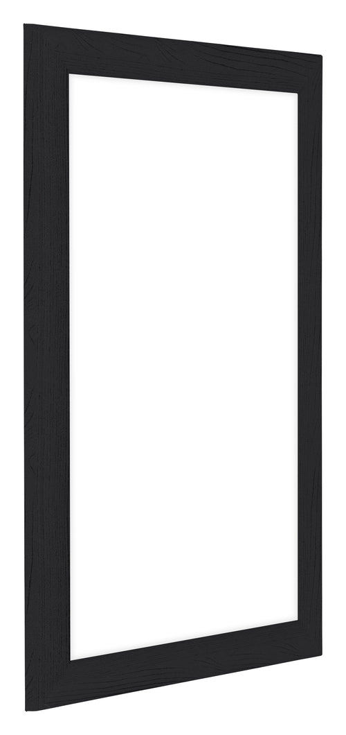 Como MDF Bilderrahmen 60x91 5cm Schwarz Gemasert Vorne Schrag | Yourdecoration.de