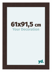 Como MDF Bilderrahmen 61x91 5cm Eiche Dunkel Vorne Messe | Yourdecoration.de