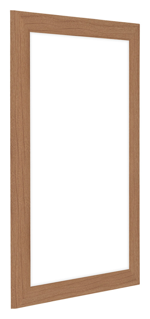 Como MDF Bilderrahmen 62x93cm Nussbaum Hell Vorne Schrag | Yourdecoration.de