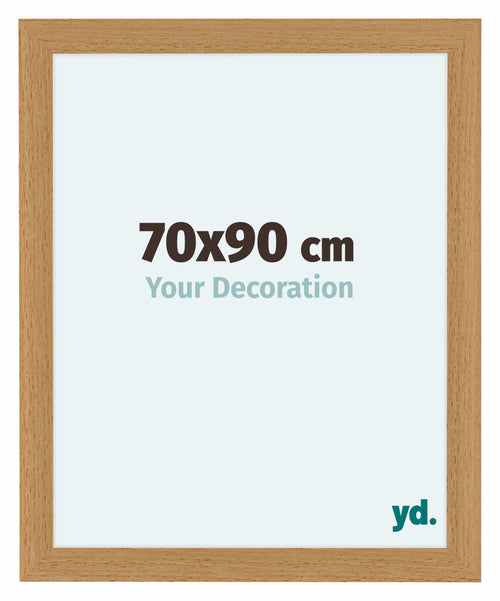 Como MDF Bilderrahmen 70x90cm Buche Vorne Messe | Yourdecoration.de