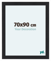 Como MDF Bilderrahmen 70x90cm Schwarz Gemasert Vorne Messe | Yourdecoration.de