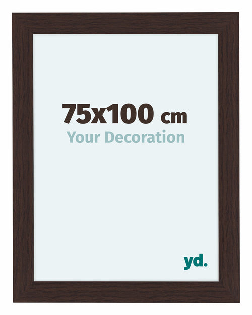 Como MDF Bilderrahmen 75x100cm Eiche Dunkel Vorne Messe | Yourdecoration.de