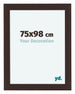 Como MDF Bilderrahmen 75x98cm Eiche Dunkel Vorne Messe | Yourdecoration.de