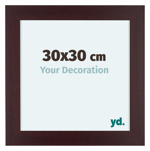 Dover Holz Bilderrahmen 30x30cm Mahagoni Vorne Messe | Yourdecoration.de