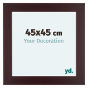 Dover Holz Bilderrahmen 45x45cm Mahagoni Vorne Messe | Yourdecoration.de