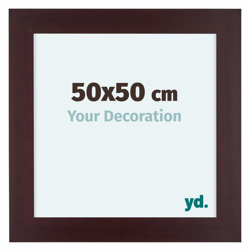 Dover Holz Bilderrahmen 50x50cm Mahagoni Vorne Messe | Yourdecoration.de