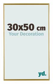 Evry Kunststoff Bilderrahmen 30x50cm Gold Vorne Messe | Yourdecoration.de