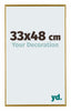 Evry Kunststoff Bilderrahmen 33x48cm Gold Vorne Messe | Yourdecoration.de