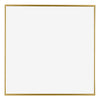 Evry Kunststoff Bilderrahmen 40x40cm Gold Vorne | Yourdecoration.de