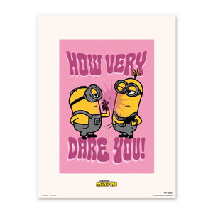 Grupo Erik P30X40cm0445 Print 30X40 cm Minions How Very Dare You | Yourdecoration.de