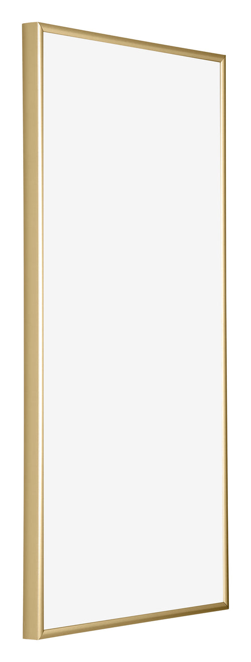 Kent Aluminium Bilderrahmen 20x40cm Gold Vorne Schrag | Yourdecoration.de