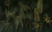 Komar Darkest Green Vlies Fototapete 400x250cm 4 bahnen | Yourdecoration.de