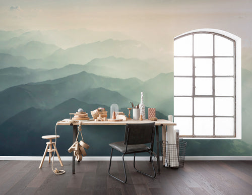 Komar Hazy Hills Vlies Fototapete 400x250cm 4 bahnen interieur | Yourdecoration.de