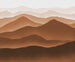 Komar Macchiato Mountains Vlies Fototapete 300x250cm 6 bahnen | Yourdecoration.de