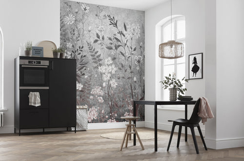 Komar Moonlight Flowers Vlies Fototapete 200x250cm 4 bahnen interieur | Yourdecoration.de