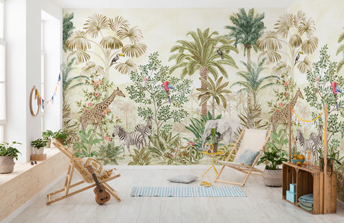 Komar Wild Wonderland Vlies Fototapete 300x250cm 3 bahnen interieur | Yourdecoration.de