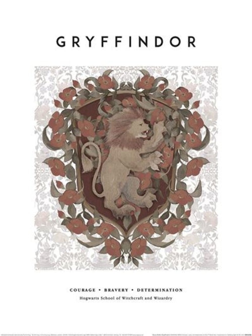 Kunstdruck Harry Potter Gryffindor 30x40cm Pyramid PPR54398 | Yourdecoration.de