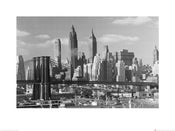 Kunstdruck Time Life Lower Manhattan Skyline 1948 80x60cm Pyramid PPR40466 | Yourdecoration.de