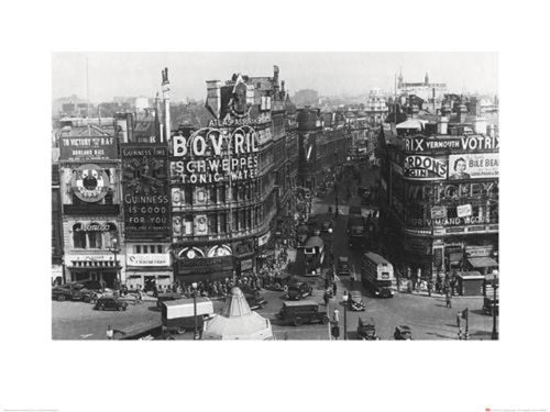 Kunstdruck Time Life Piccadilly Circus London 1942 80x60cm Pyramid PPR40727 | Yourdecoration.de