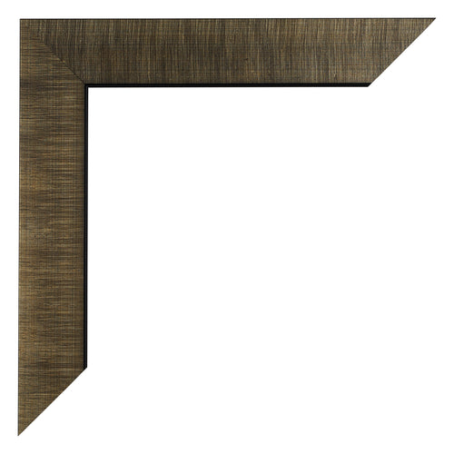 Leeds Holz Bilderrahmen 20x40cm Champagner Geburstet Detail Ecke | Yourdecoration.de