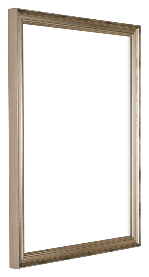 Lincoln Holz Bilderrahmen 20x25cm Silber Vorne Schrag | Yourdecoration.de