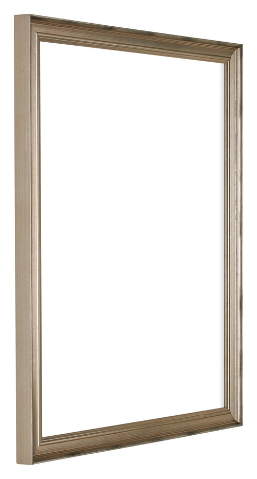 Lincoln Holz Bilderrahmen 28x35cm Silber Vorne Schrag | Yourdecoration.de