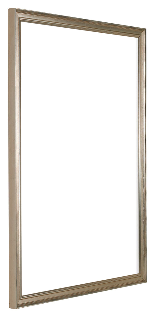 Lincoln Holz Bilderrahmen 30x42cm Silber Vorne Schrag | Yourdecoration.de