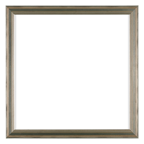 Lincoln Holz Bilderrahmen 40x40cm Silber Vorne | Yourdecoration.de