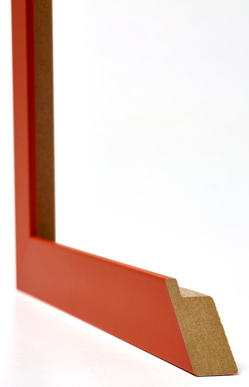 Mura MDF Bilderrahmen 18x24cm Orange Detail Querschnitt | Yourdecoration.de