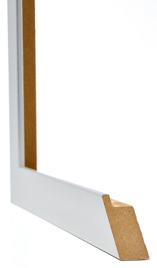 Mura MDF Bilderrahmen 20x20cm Aluminium Geburstet Detail Querschnitt | Yourdecoration.de