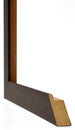 Mura MDF Bilderrahmen 20x20cm Eiche Dunkel Detail Querschnitt | Yourdecoration.de