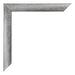 Mura MDF Bilderrahmen 20x20cm Grau Gewischt Detail Ecke | Yourdecoration.de