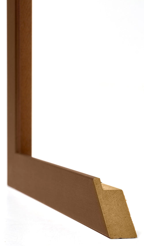 Mura MDF Bilderrahmen 20x20cm Kupfer Dekor Detail Querschnitt | Yourdecoration.de