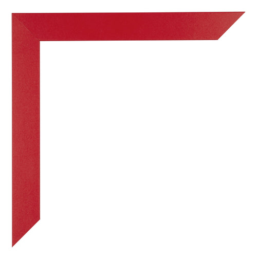 Mura MDF Bilderrahmen 20x20cm Rot Detail Ecke | Yourdecoration.de