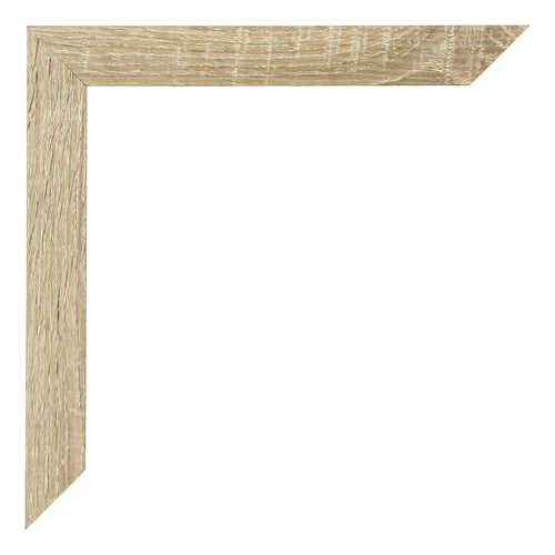 Mura MDF Bilderrahmen 20x20cm Sonoma Eiche Detail Ecke | Yourdecoration.de